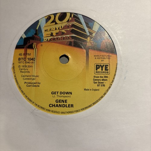 Gene chandler get down - gene,