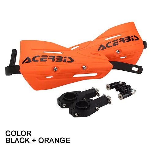 Orange handlebar bar - bar, guards