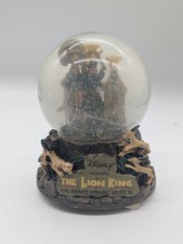 Vintage rare lion king musical snow globe Working Music 