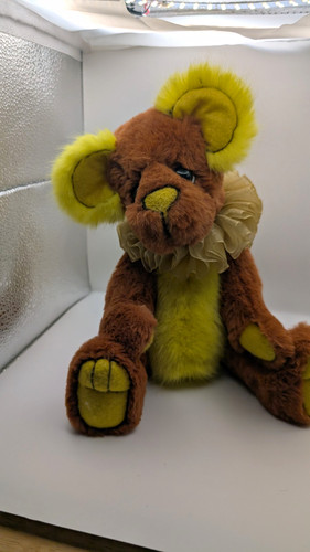 Beautiful artist bear - beautiful, by