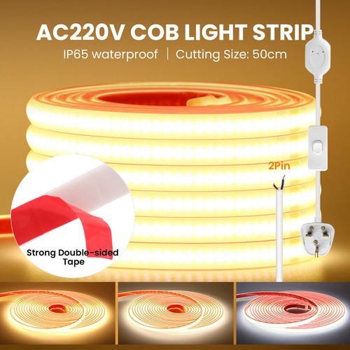 220v neon cob led strip - 220v, light
