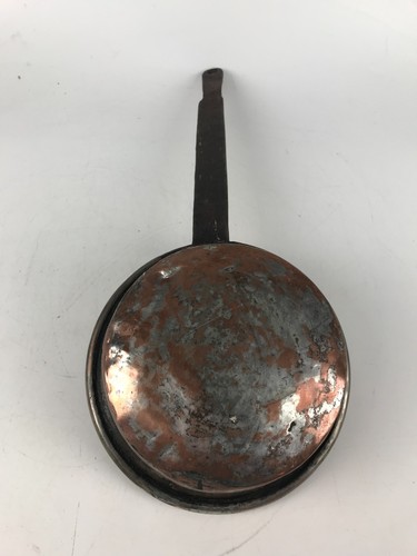 Vintage copper pan with iron - vintage,