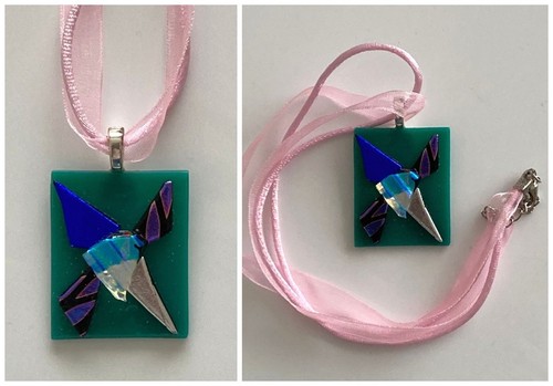 Handcrafted dichroic glass - handcrafted,