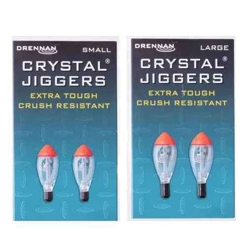 Drennan crystal jigger floats - crystal,
