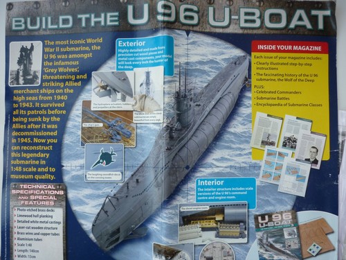Hachette u96 boat - u96, +