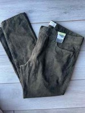 M&S Mens KhakiCollection Slim Fit Corduroy 5 Pocket Trousers Waist 36  38 40