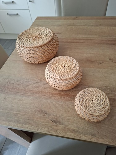 Set seagrass baskets - x,