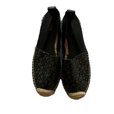 DKNY Size 8 Espadille Black