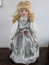 Vintage style porcelain doll - vintage,