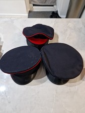 3 Military Style Officer Caps