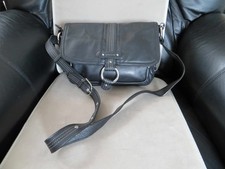 Beautiful Kipling Soft Black Leather Handbag With Matching Purse