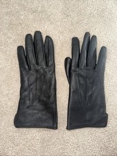 Ladies Black Leather Gloves