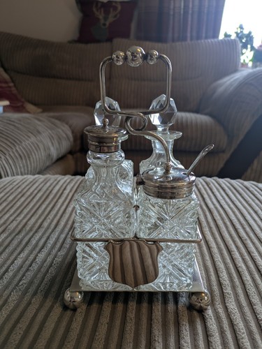 Antique silver plated walker - antique,
