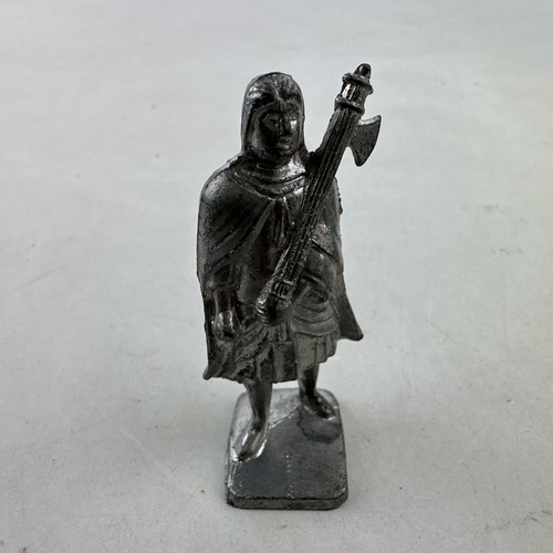 Unpainted lead viking figure - lead,