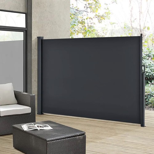 Retractable side awning - retractable, 4m