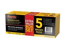 Purdy Monarch Elite & Pro-Extra Monarch Brush Set, 5 Piece