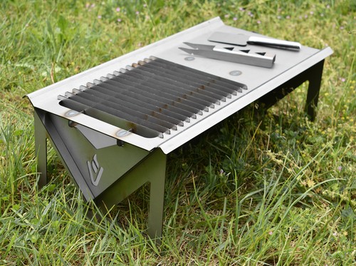 Large portable compact grill - large,