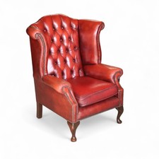 Vintage Oxblood Red Leather