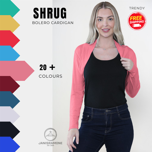 Womens bolero shrug - shrug, long
