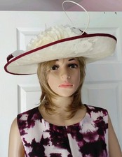 Jacques Vert Burgundy/Cream