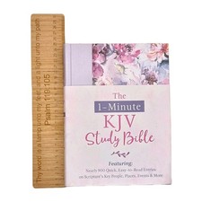 KJV Study Bible The 1-Minute Lavender Petals King James Version Gift