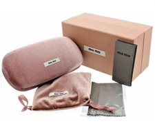 New Miu Miu Pink Velvet Hard