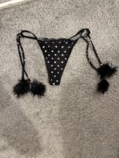 Women’s Mesh Black Spotty