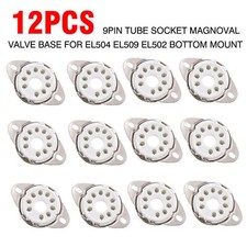 12x tube socket Magnoval b9d