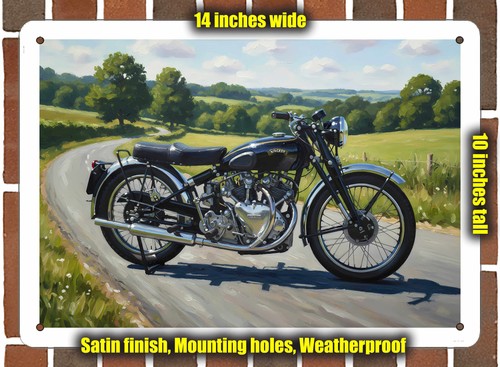 Metal sign 1948 - metal, vincent