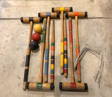 Vintage Croquet Set