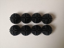 8 x Black PVC Clips for Pet Indoor Cage Kitten & Puppies, Clips for Storage Cube