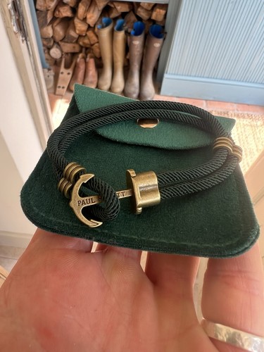 Morston green anchor bracelet - morston,
