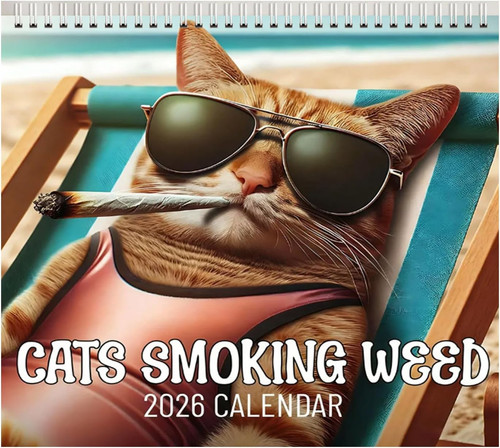 Wall calendar cat weekly - calendar,
