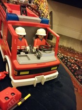 Playmobil 3880 Fire Engine 26 & Figures. may not be complete. box inc