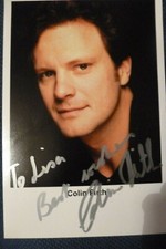 Pride and Prejudice The King's Speech Kingsman COLIN FIRTH hand signed photo
