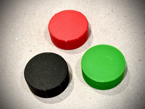 Pair magnetic castor - magnetic,