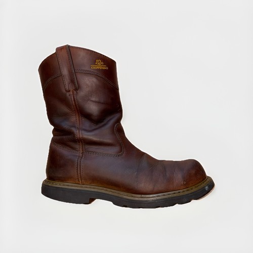 Men chippewa boots steel - 8",