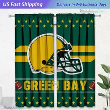 Green Bay Football Curtain Rod