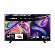 Toshiba 55 Inch TV Smart 4K Ultra HD HDR QLED Freely TV Netflix 55QV1563DB