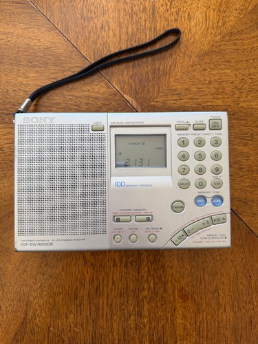 Sony icf sw7600gr fm - sony,