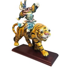 Vintage Chinese Warrior Riding