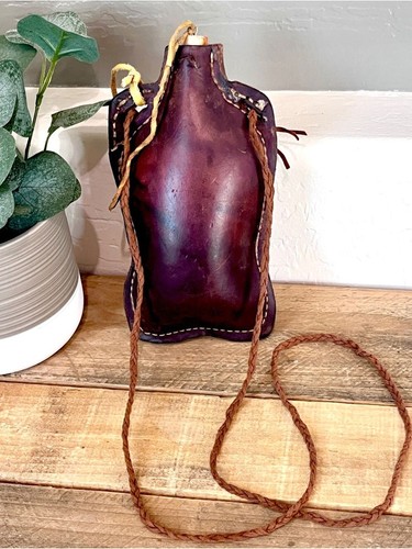 Vintage handmade thick leather - handmade,