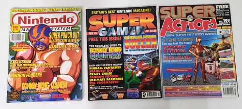Super nintendo magazines - 3x,