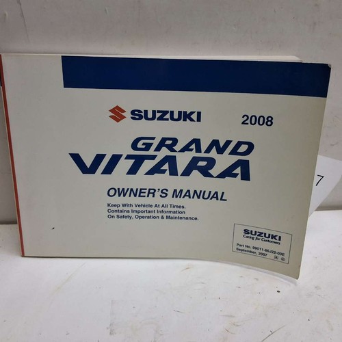 2008 suzuki grand - grand, vitara