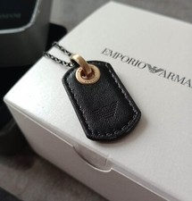 Emporio armani necklace black - emporio,