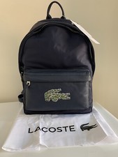 BNWT LACOSTE Black Crocodile