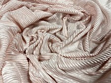Fine Plissé Pleated Satin