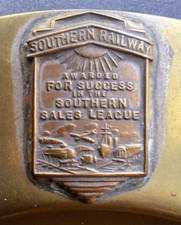 Southern Railway Awarded for Success Southern Sales League 1938 Art Deco Ashtray
