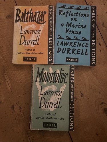 Laurence durrell paperback - 3x,