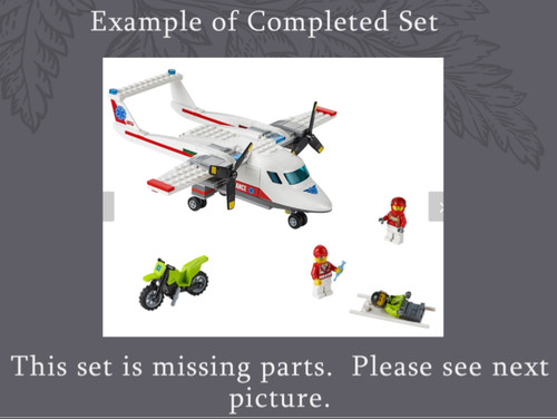 Lego 60116 ambulance plane - lego,